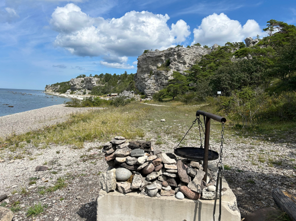 Grillplats med klint