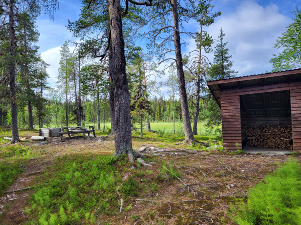 Vindskyddet sett framifrån