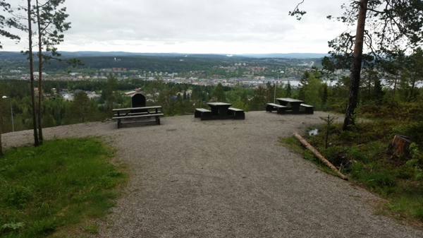 Grillplats med härlig utsikt