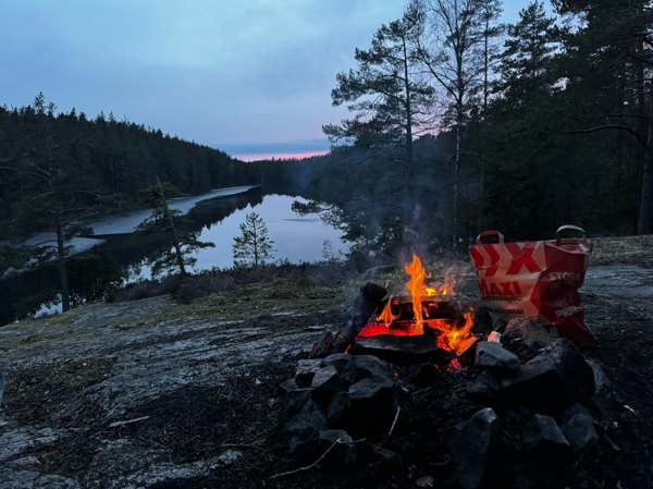 Utsikt från eldstaden